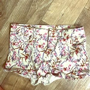 Floral print shorts perfect for summer
