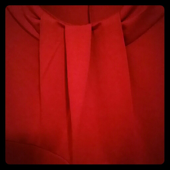 Burgundy  3/4 sleeve LAND'S END dress - Picture 2 of 2