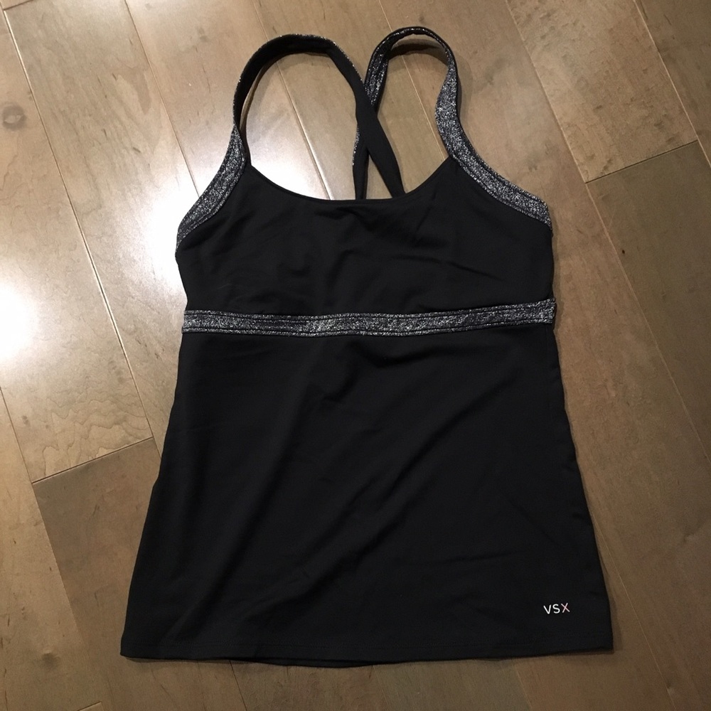 VSX Black Workout Top