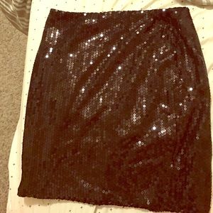 Sequin mini skirt