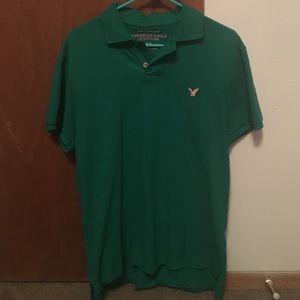 Mens Green short sleeve shirt