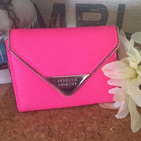 Rebecca Minkoff Handbags - REVISED❣️MINKOFF Elec Pink Molly Metro Wallet
