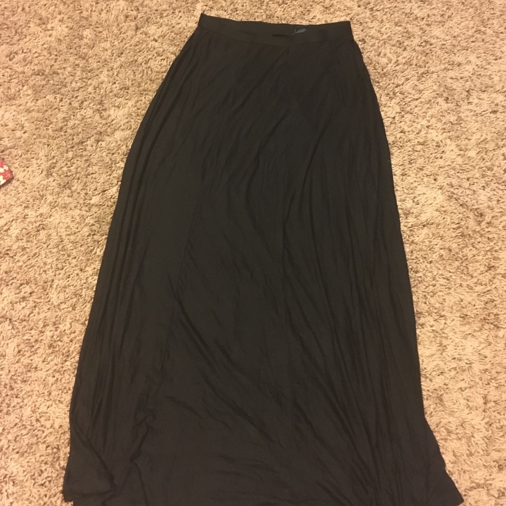 Black maxi shirt