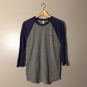 American Apparel Baseball Tee