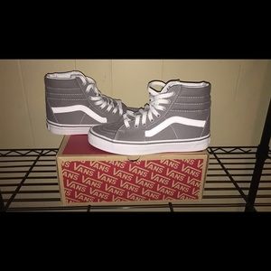 Frost Grey HighTop Vans