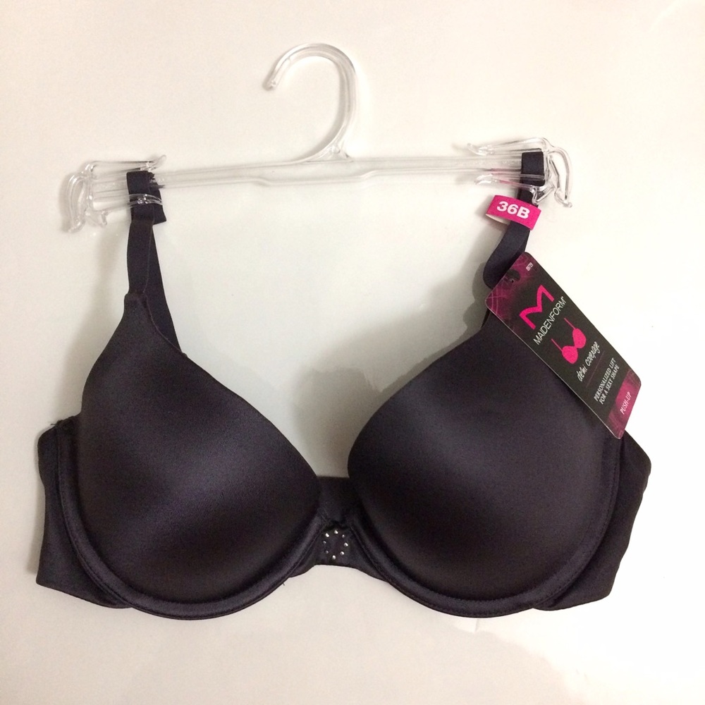 🎉SOLD!🎉$38 Maidenform Push-up Bra black demi 36B
