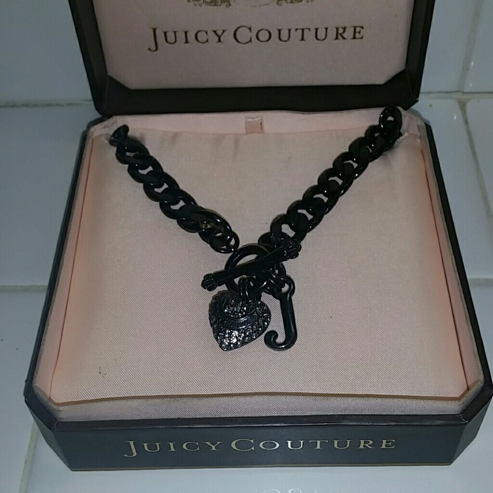 Gunmetal Juicy Charm Necklace