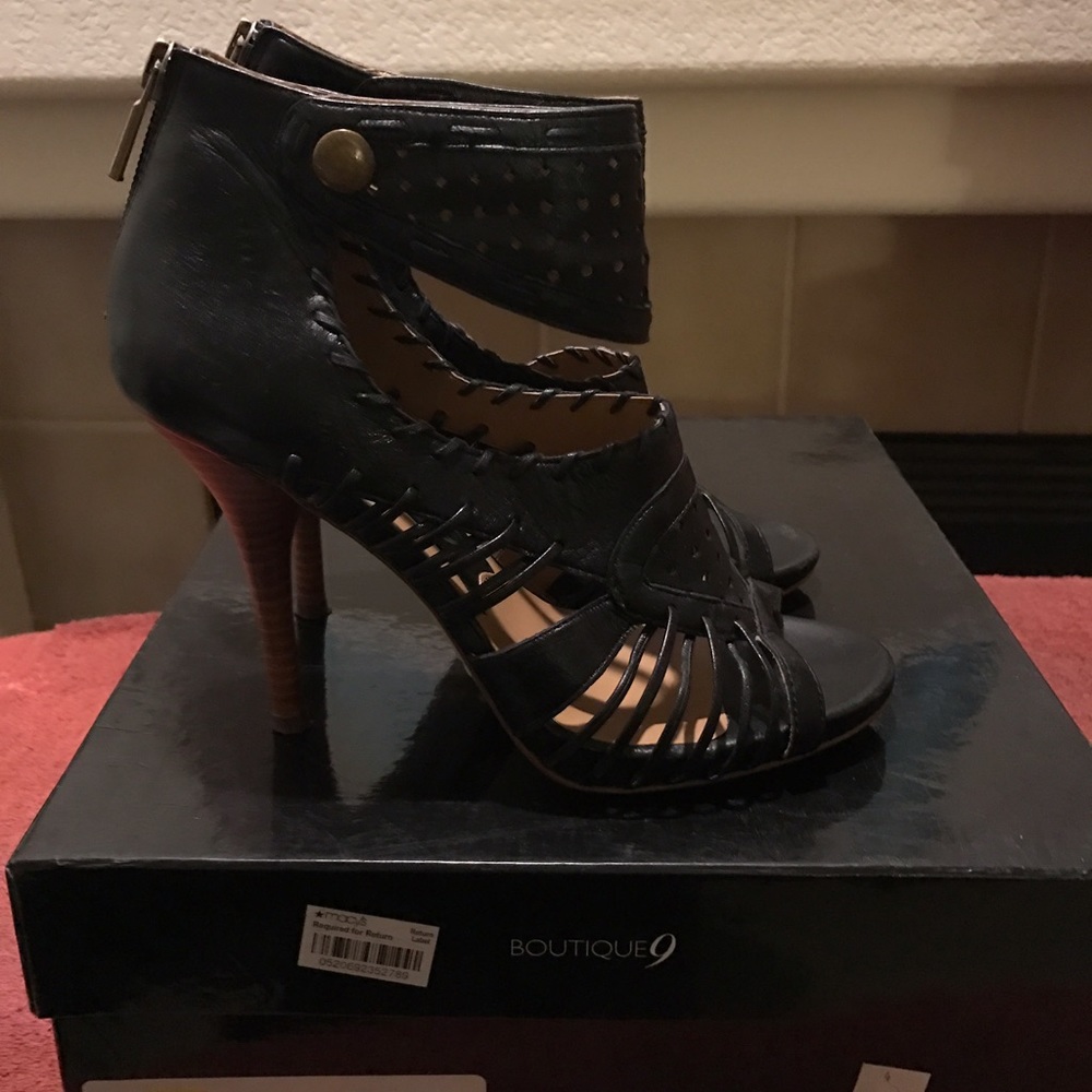 Boutique 9 Genuine Leather Heels-SOLD