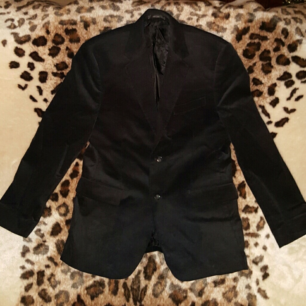 Express Black Velvet Blazer