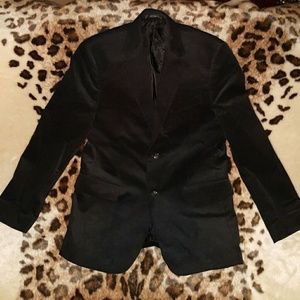 Express Black Velvet Blazer