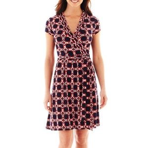 Liz Claiborne Faux Wrap Dress