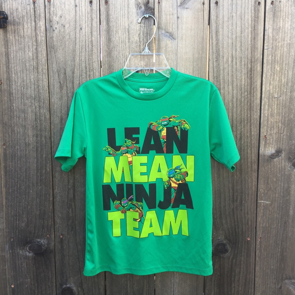Green Ninja Turtle kids tee shirt
