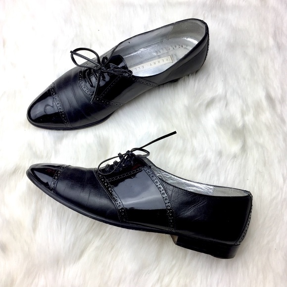 Perry Ellis Shoes - Perry Ellis Leather Oxfords