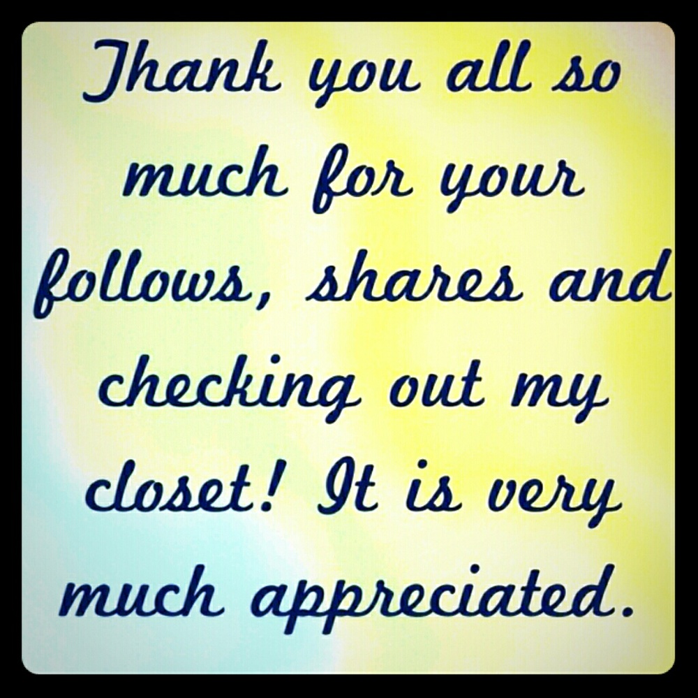 THANK YOU SO MUCH