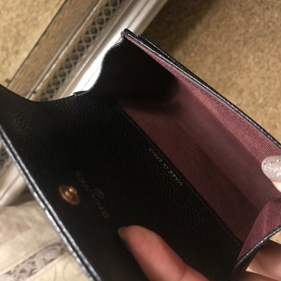 SOLD!! Classic Chanel Card Holder Black Caviar - Picture 2 of 4