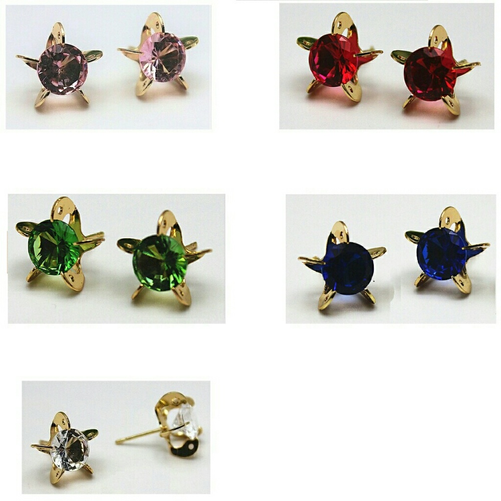 Retro Futuristic Earrings choose your color