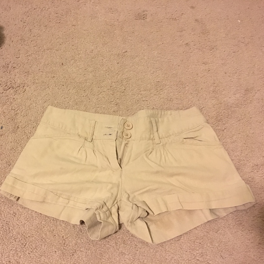 Tan shorts