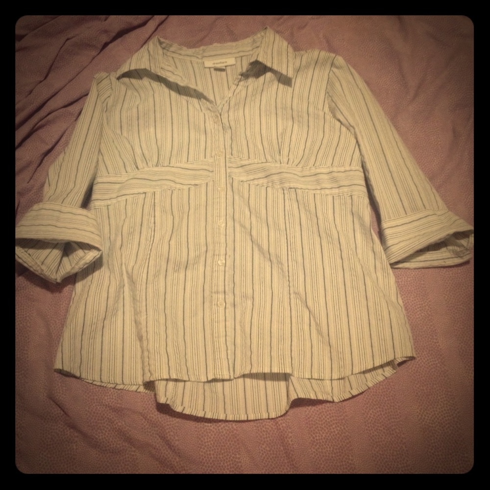 Striped Dressbarn shirt XL