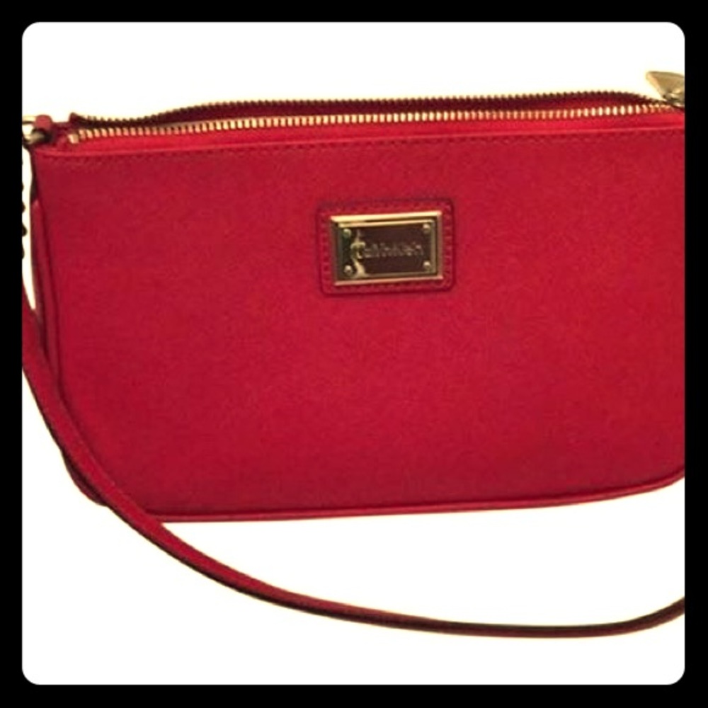 Red Calvin Klein bag brand new with tags