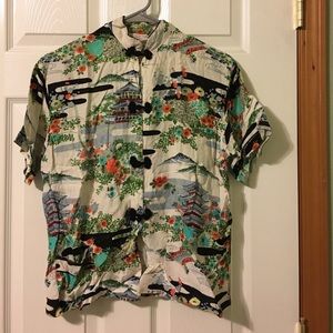 Vintage Japanese collared shirt