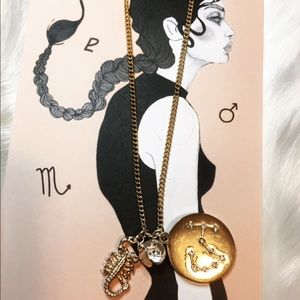 scorpio necklace topshop