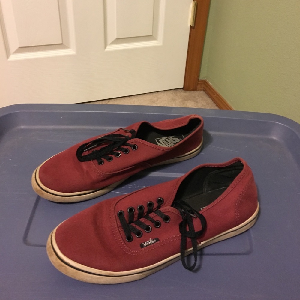 Well worn low profile vans