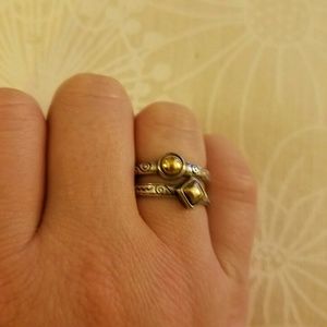 Brighton stacking sterling rings