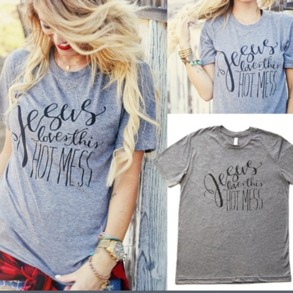 5th Restock!!  Hot mess tee - Picture 3 of 4
