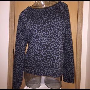Leopard Print L/S Top Size XL