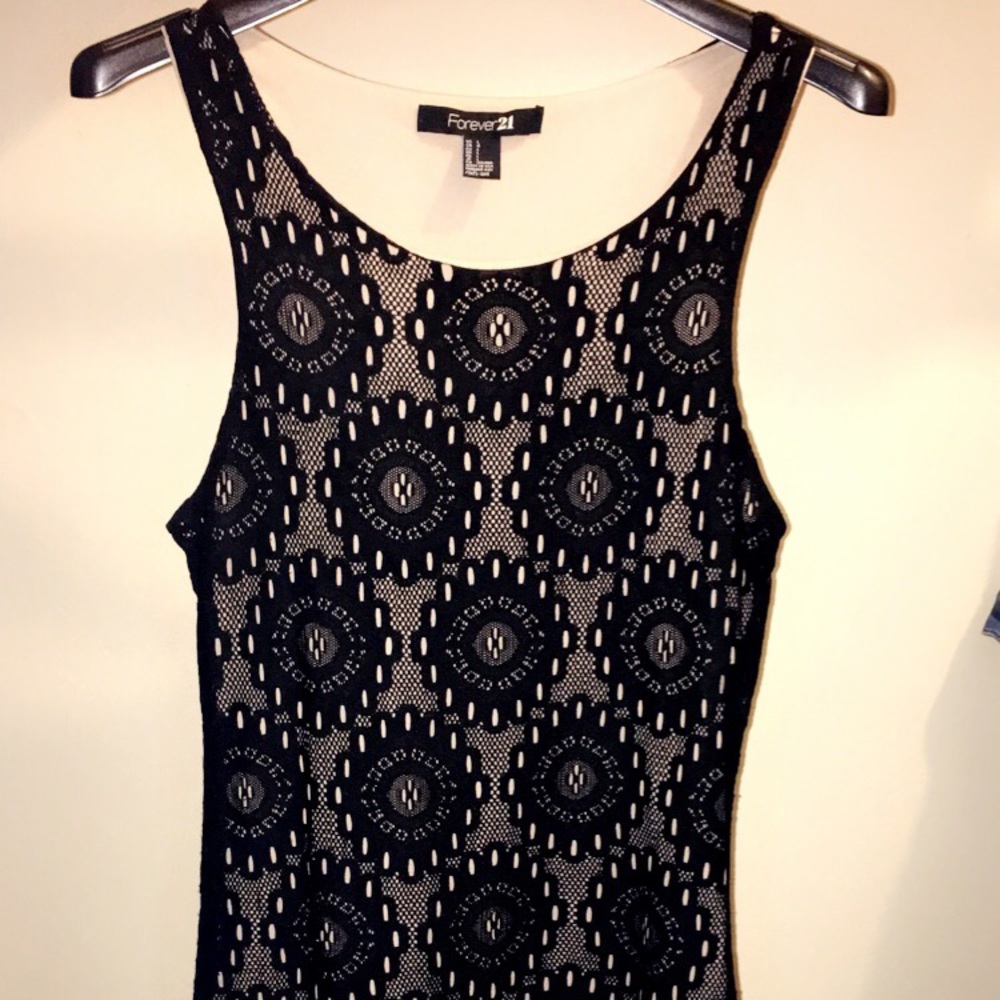 Black Sheer dress size medium