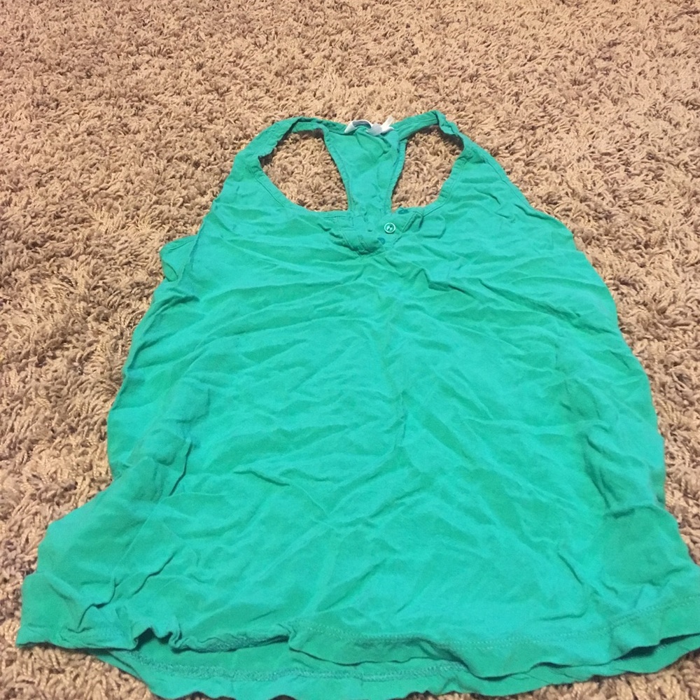 Green tank top