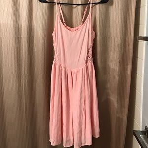 Jack pink dress with lace sides