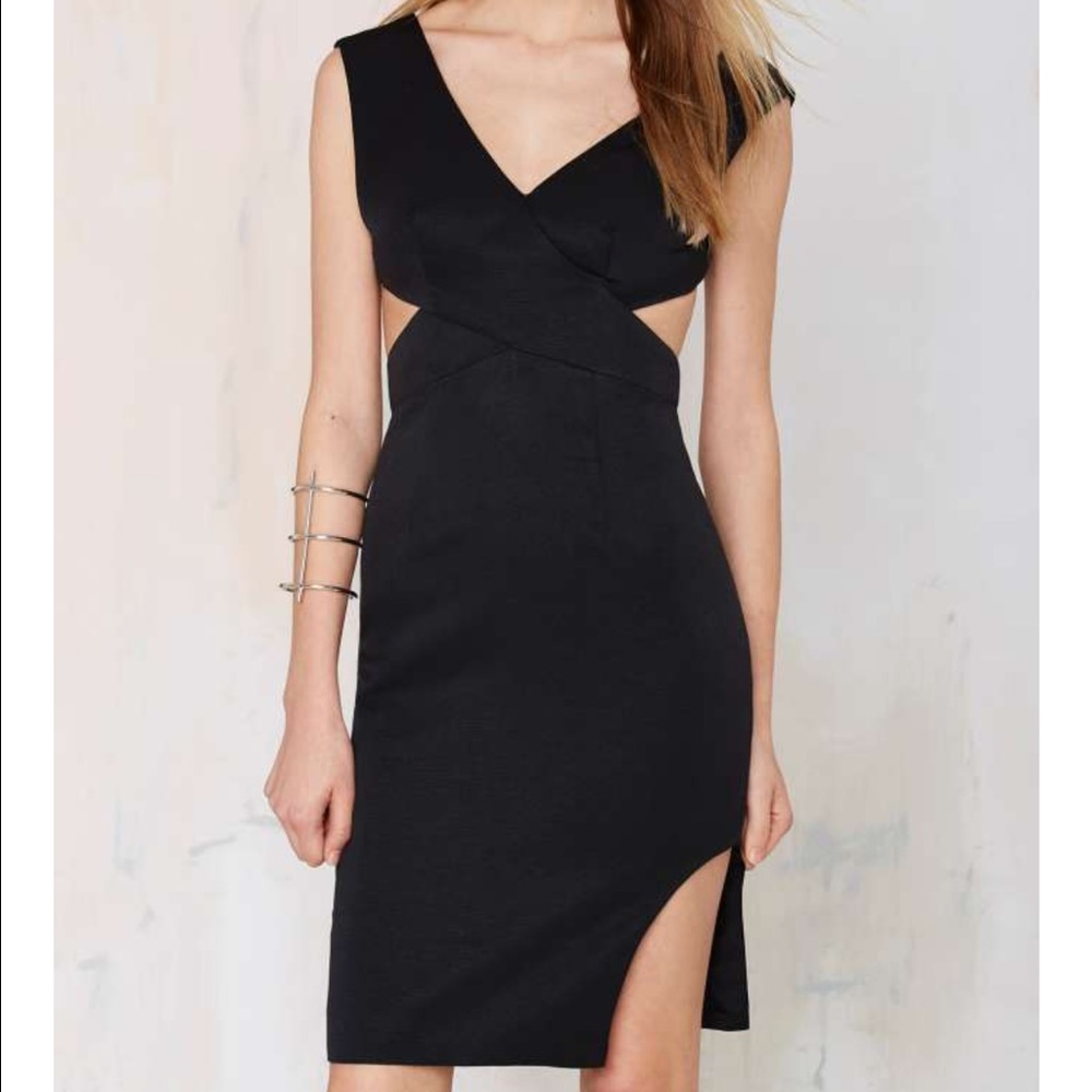 Finders Keepers love lock down cut out dress