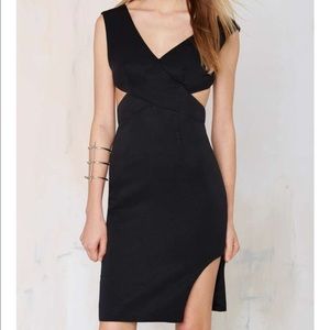 Finders Keepers love lock down cut out dress