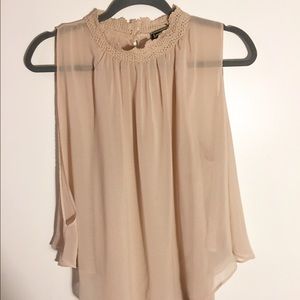 Love Stitch Sleeveless Flowy (double layered) Top