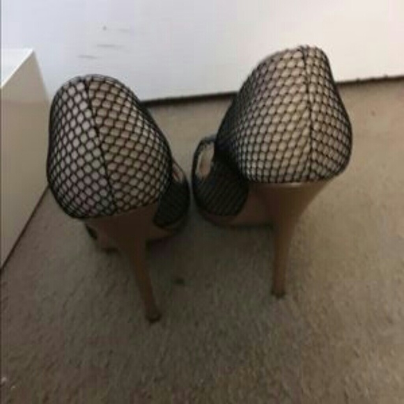 Casadei Fishnet Heels...Sz: 37.5... $540.00 - Picture 2 of 4