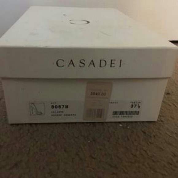 Casadei Fishnet Heels...Sz: 37.5... $540.00 - Picture 4 of 4