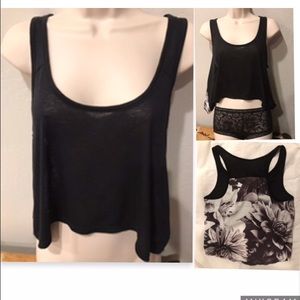 American Eagle Black Tank