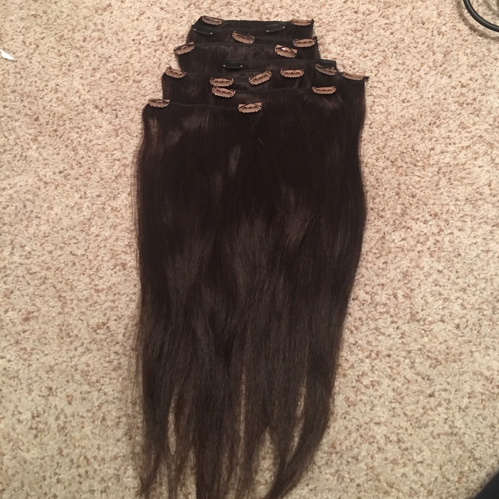 Human hair extensions