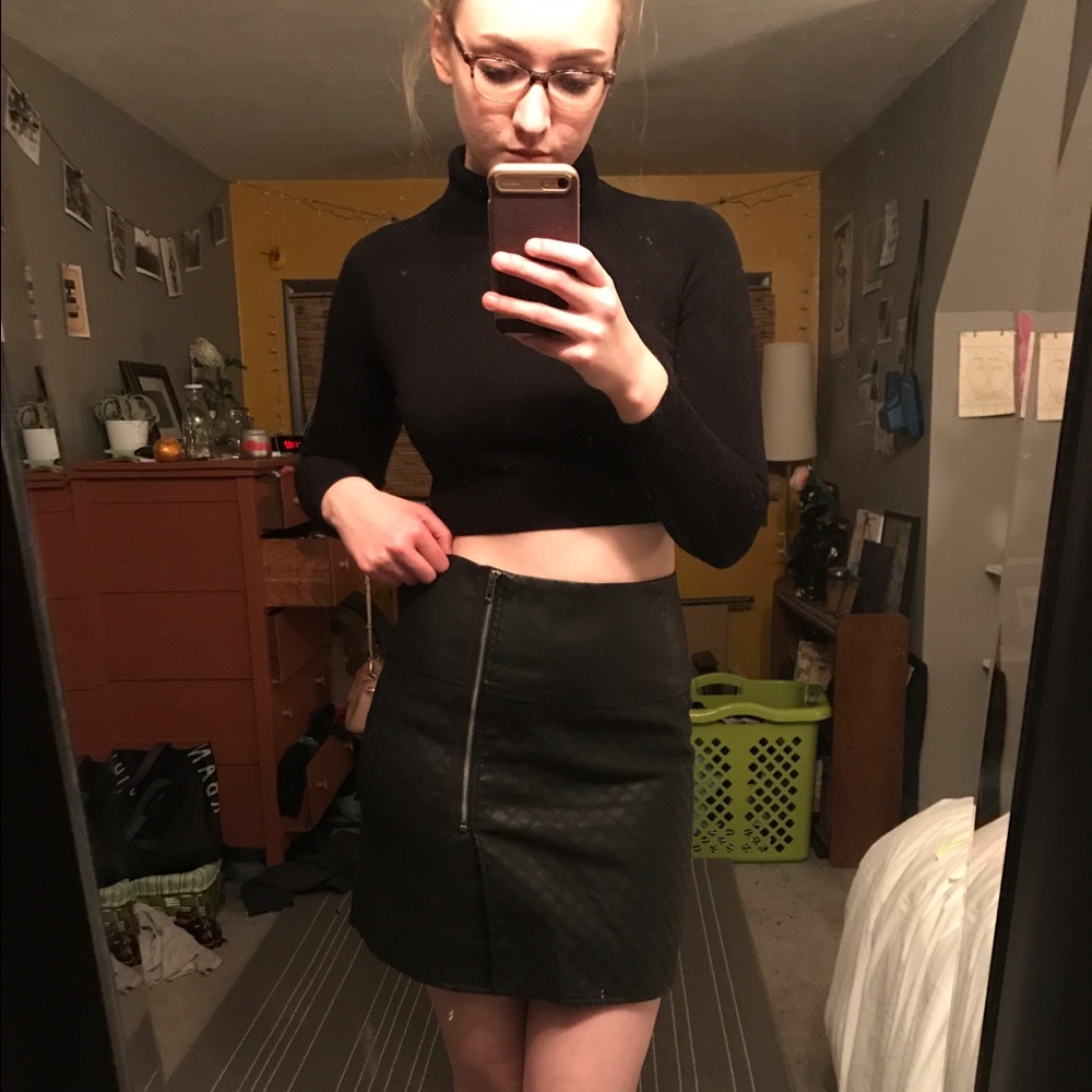Forever 21 leather mini skirt
