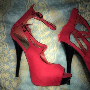 Red high heels