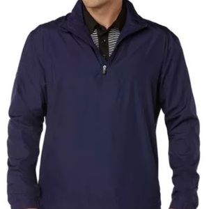 Callaway 1/4 Zip L/S Windshirt  Blue - Small NWT