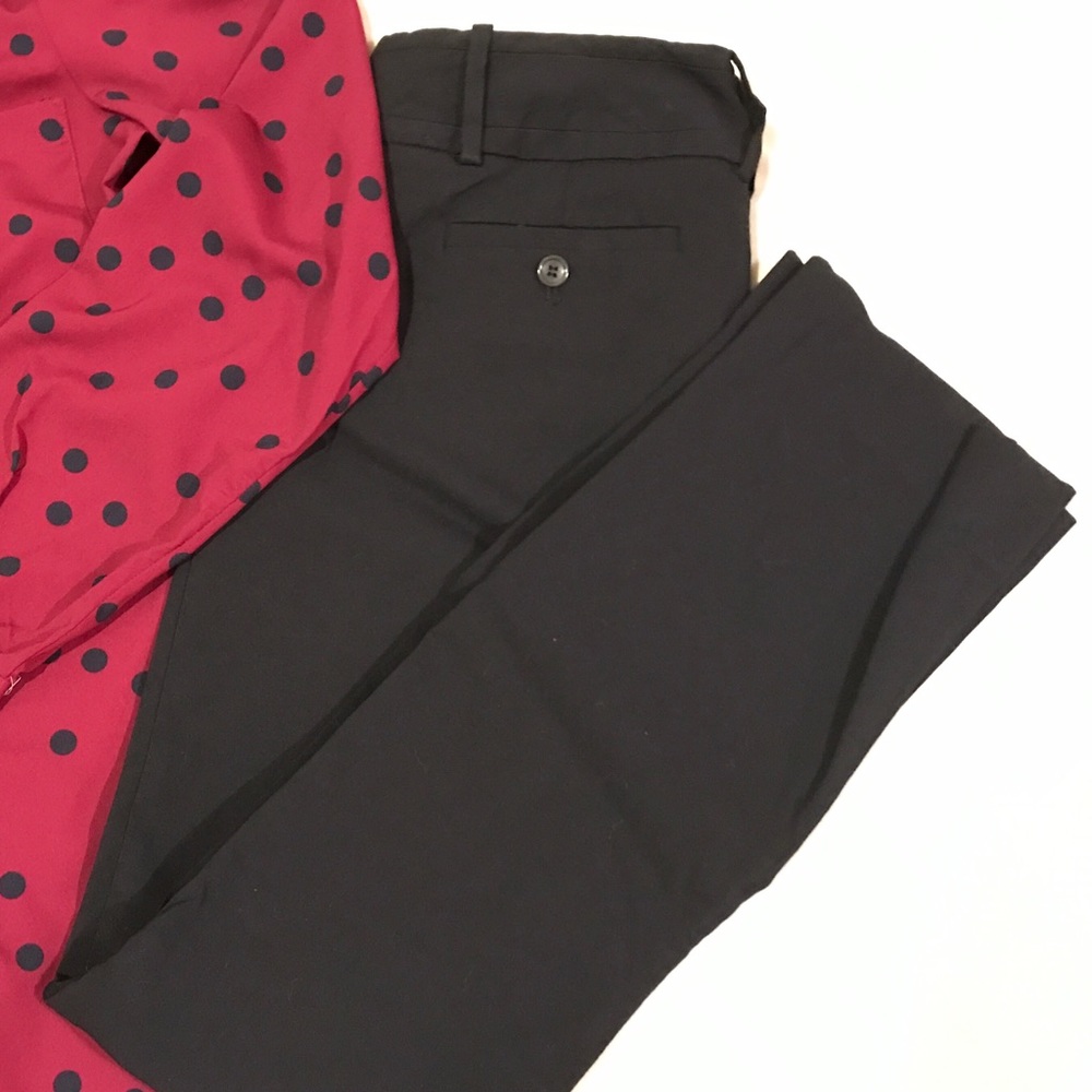 The Limited Navy Exact Stretch Pants