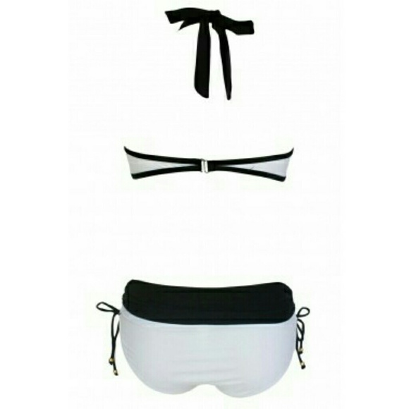 🆕 PM Editor HP Classic CrissCross Bandeau Bikini - Picture 3 of 4