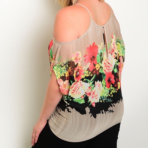 ❤️Floral Lightweight Open Shoulder❤️ - Picture 2 of 3