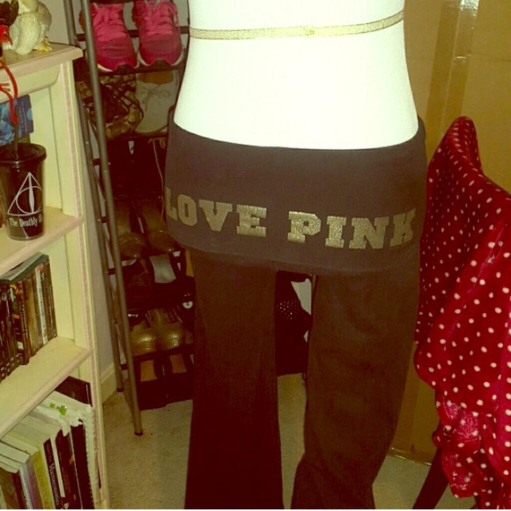 Pink by VS yoga pants