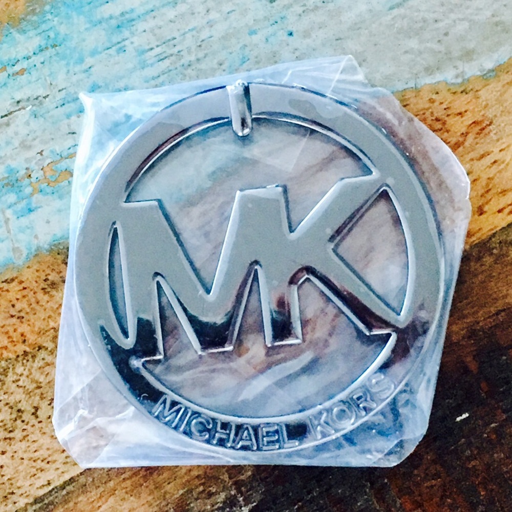 Authentic Michael Kors MK Signature Logo Charm