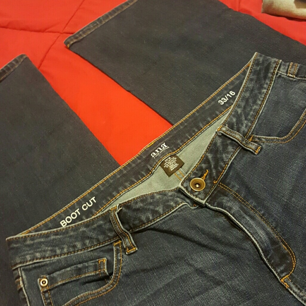 a.n.a. bootcut denim