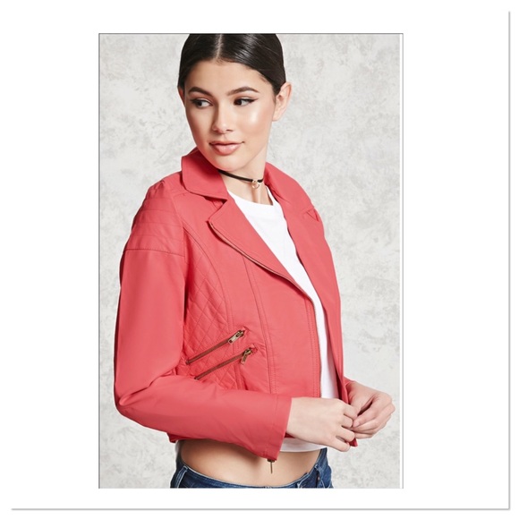 C'Esttoi Jackets & Blazers - Faux Leather Moto Jacket C'Esttoi Jackets & Blazers - Faux Leather Moto Jacket