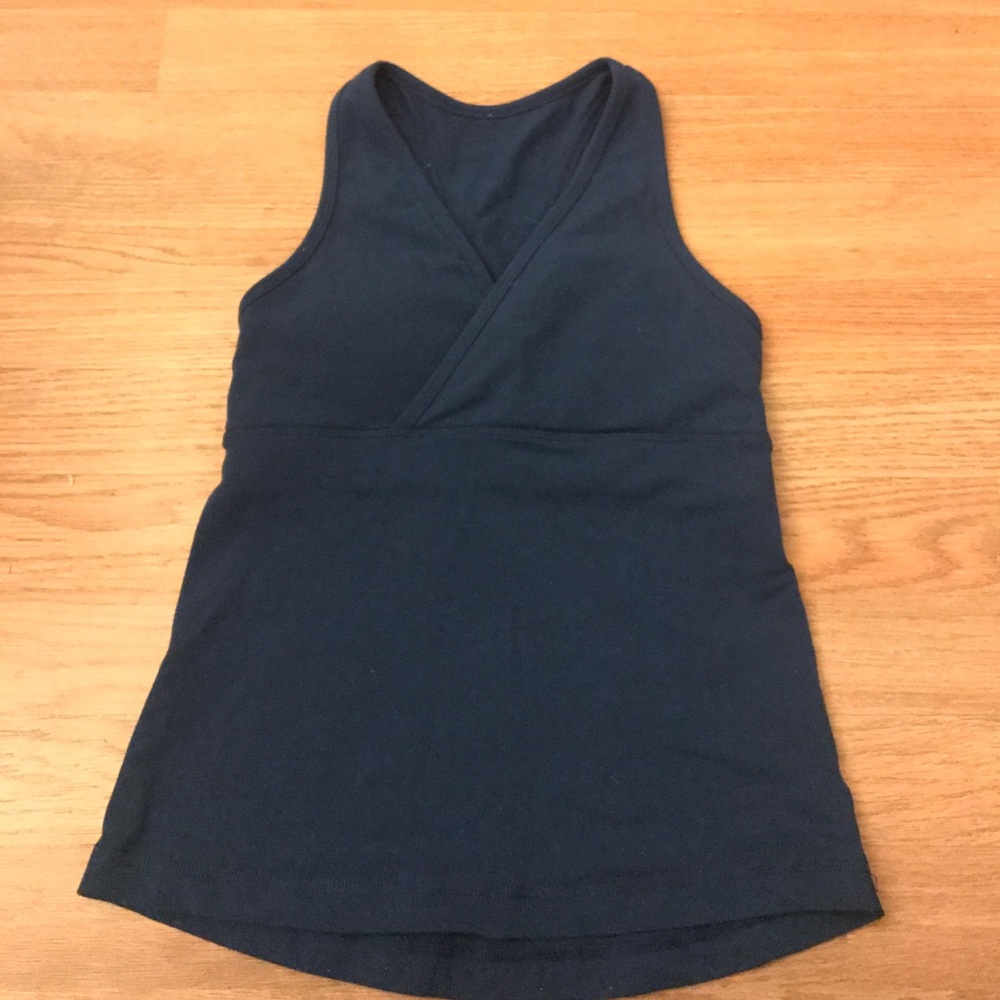 Lululemon tank dark blue size 4